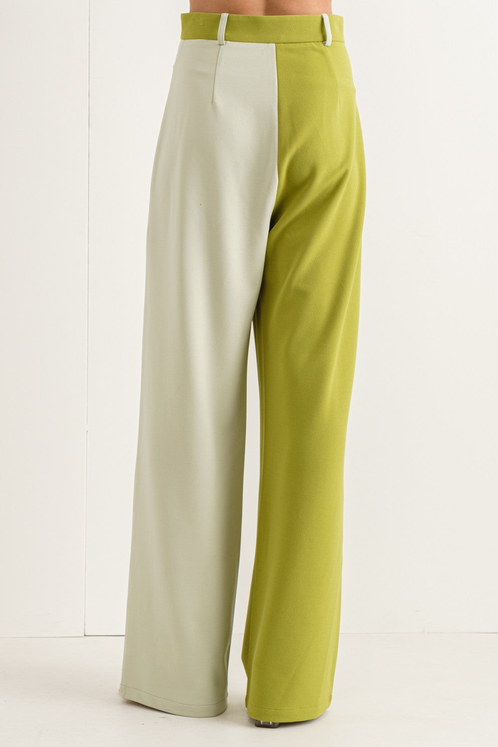 Mandi Sage & Green Split Pants
