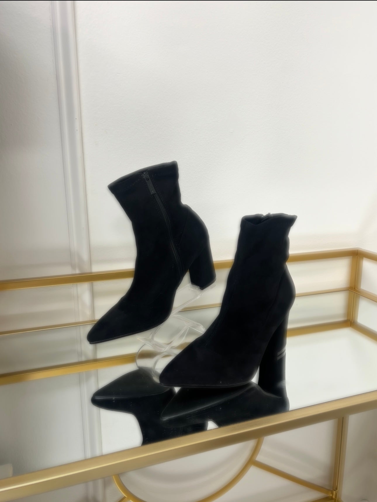 black Sock Bootie