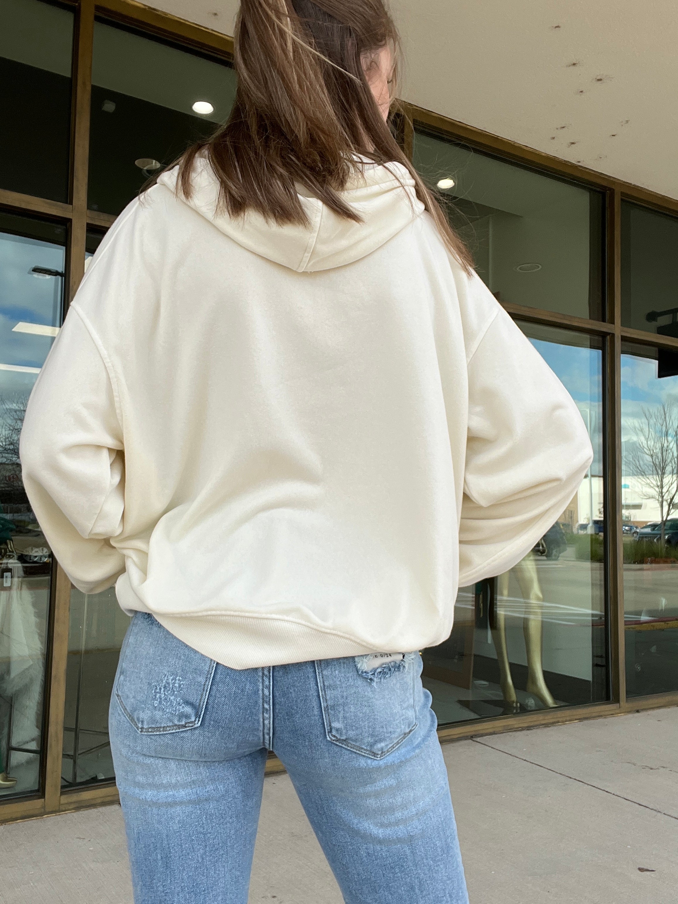 Layla Cream ultra soft hoodie