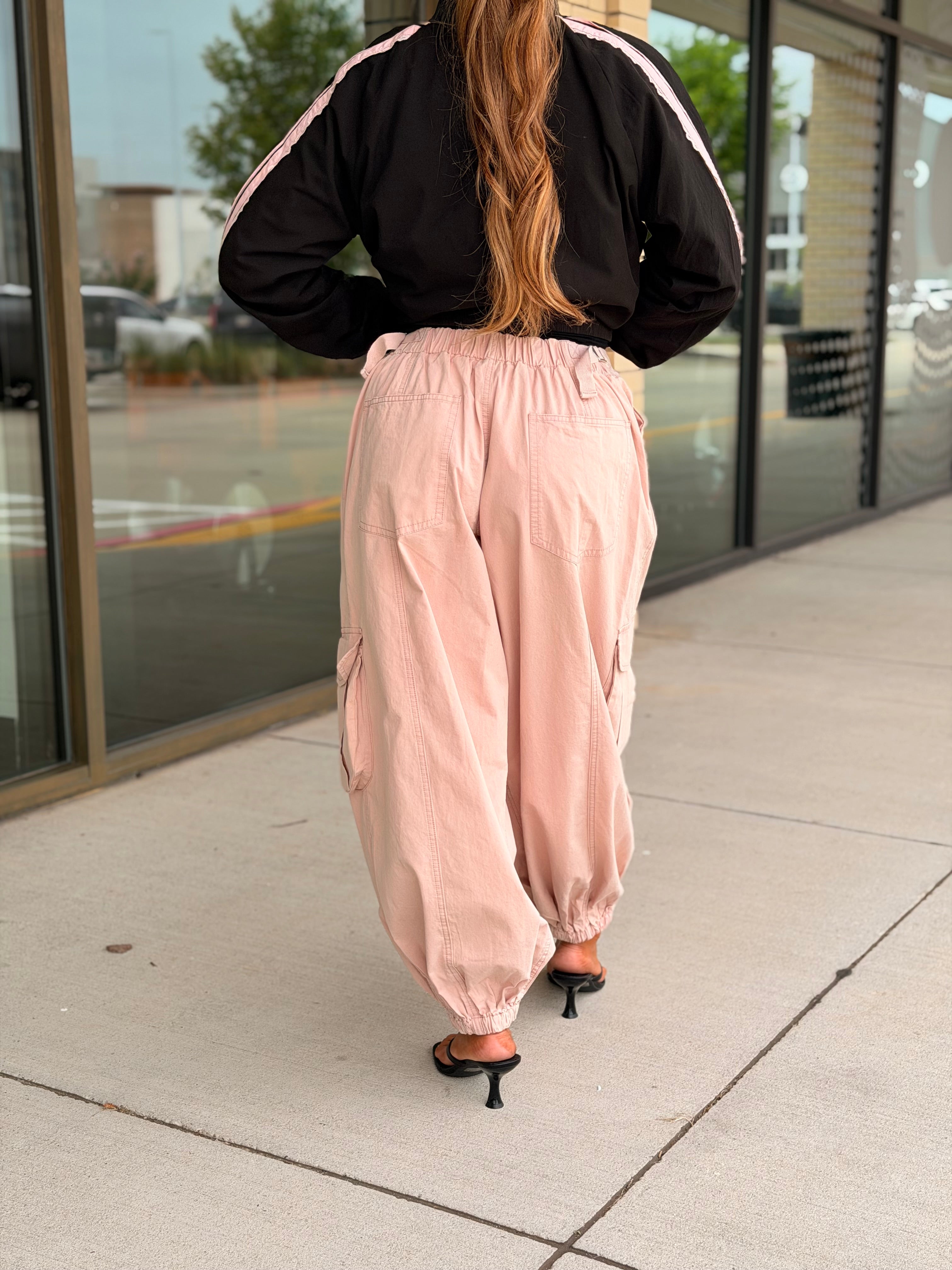 Vienna Vintage Rose Cargo Pleated Pants