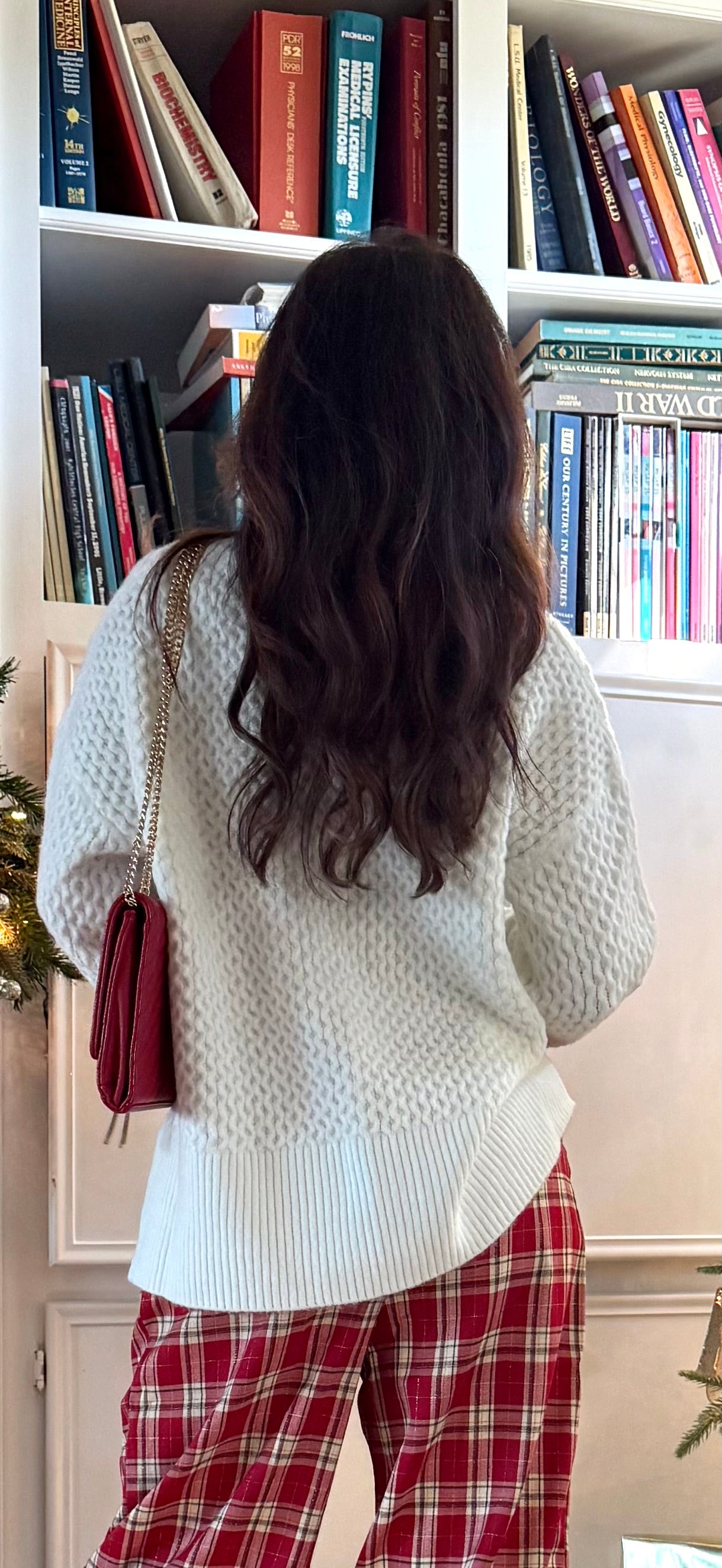 Corinne ivory cable knit mock neck sweater