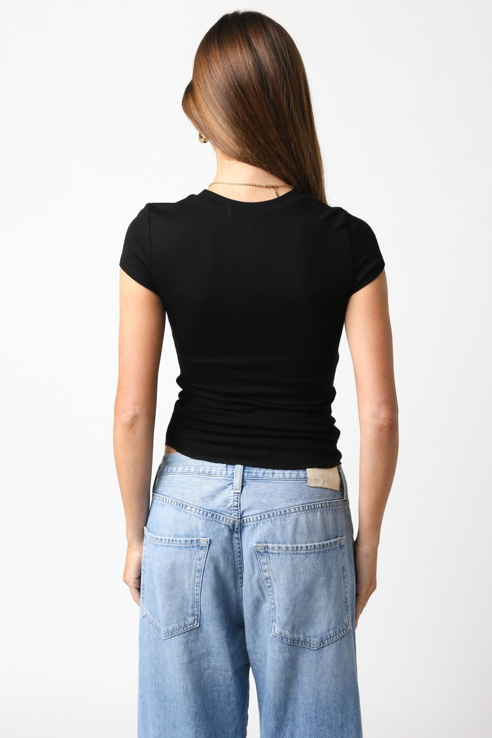 Kelly Ribbed Cap Sleeve Top