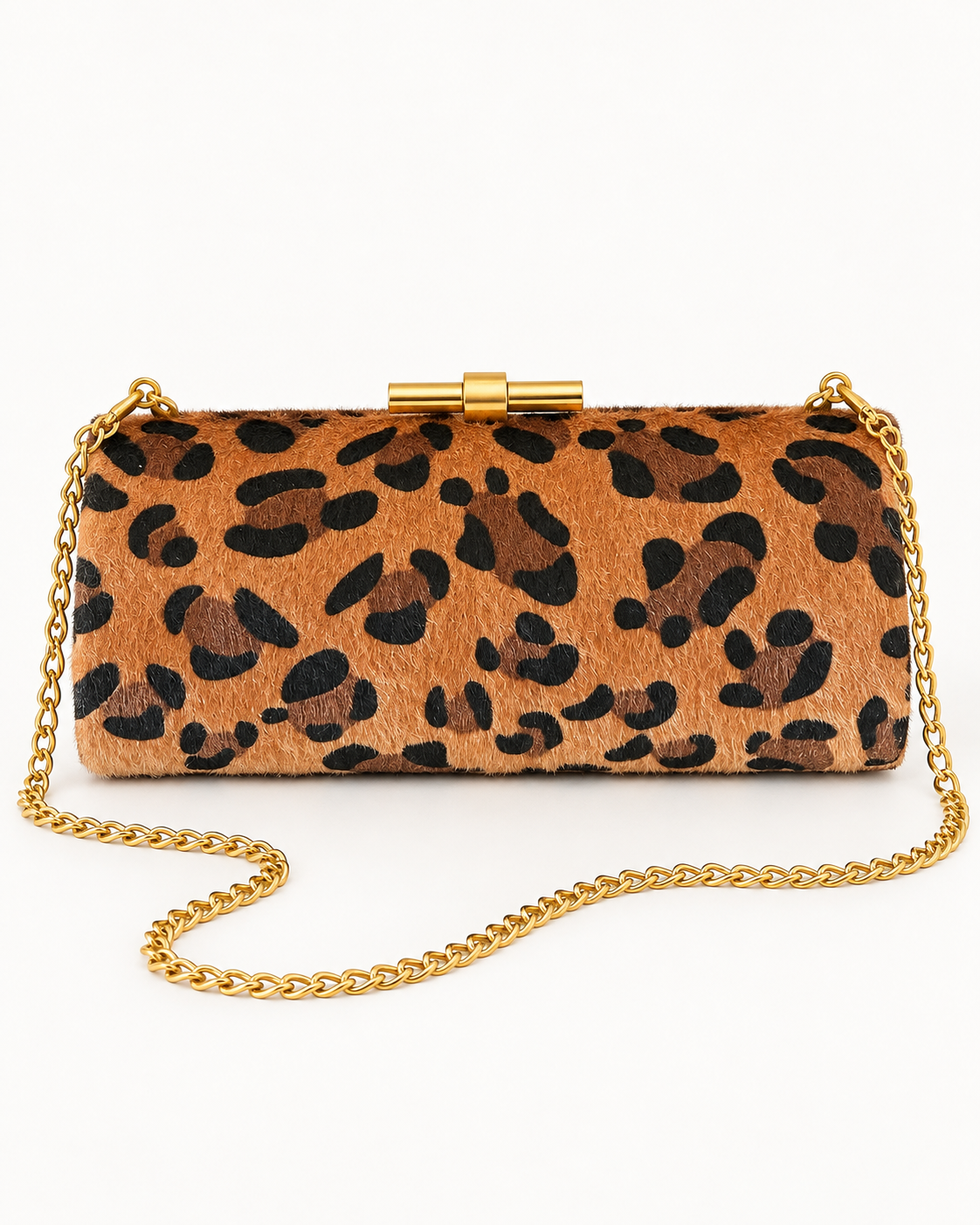 Vittoria Leopard Clutch