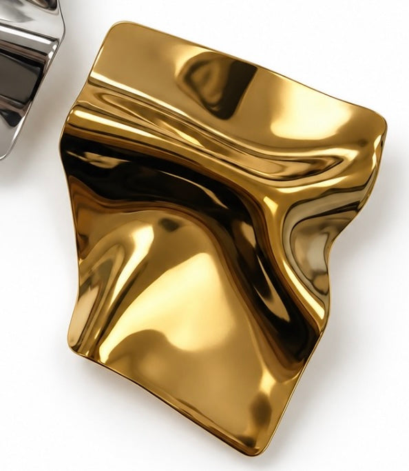 Abstract Metal Brooch