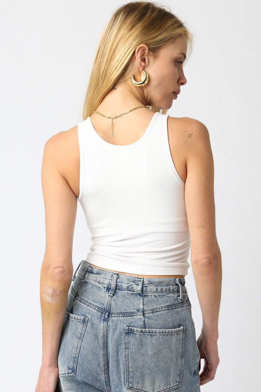 Sloan Cropped Tank Top