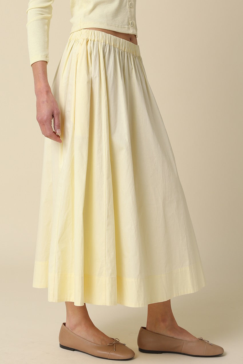 Sara Butter Elastic Band Full Skirt