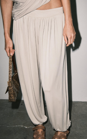 Petra Stone Knit Parachute Pants