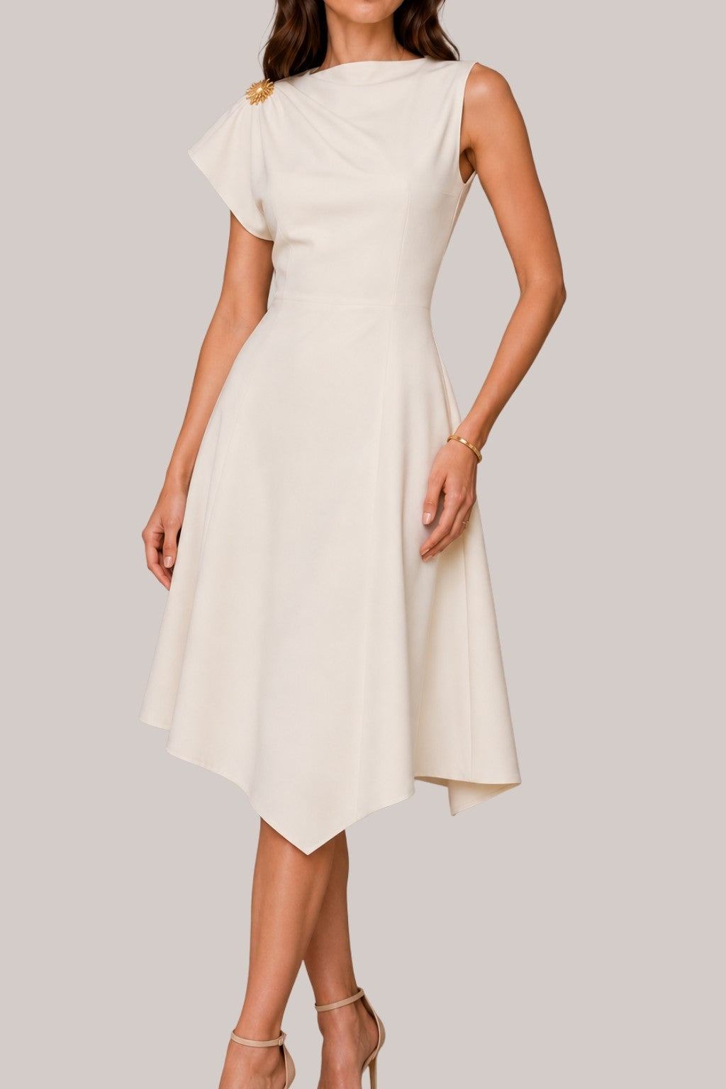 Jane Ivory Ponte Midi Dress