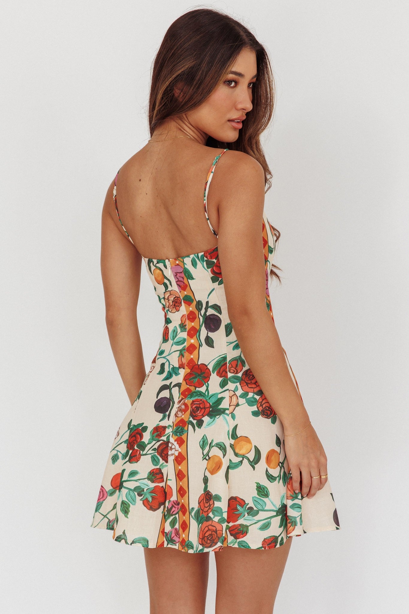 Sienna italian floral mini dress