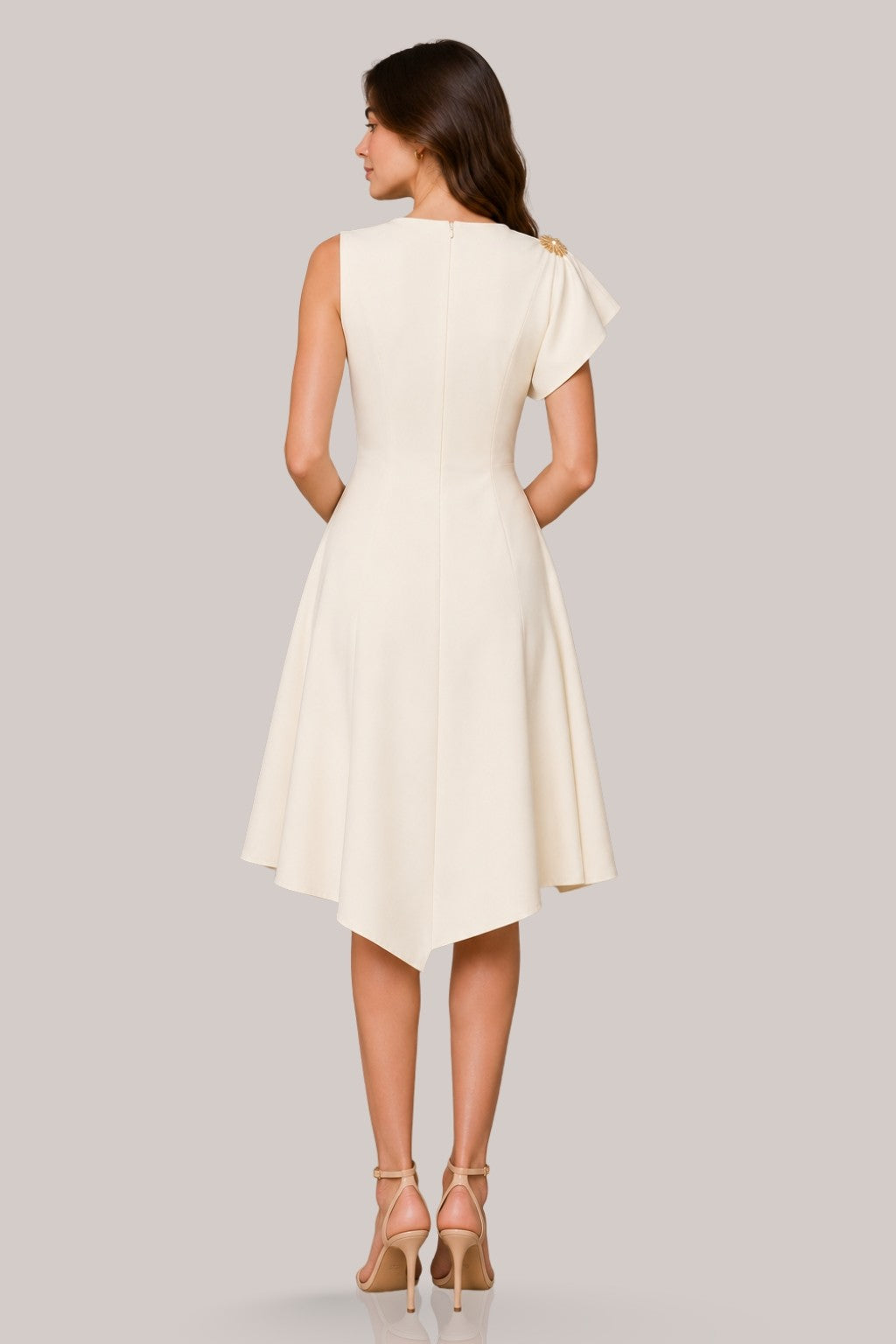 Jane Ivory Ponte Midi Dress