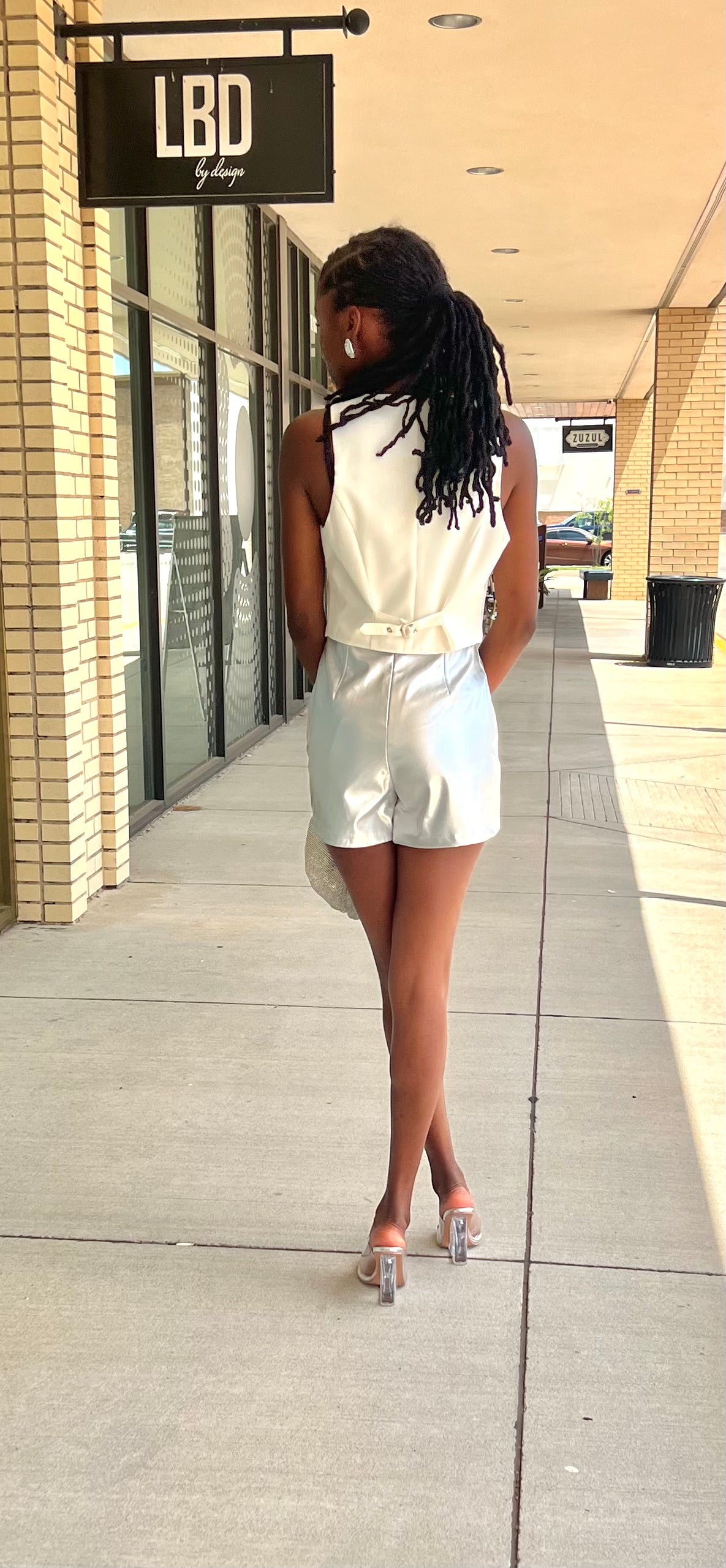 Marlowe ivory tuxedo vest