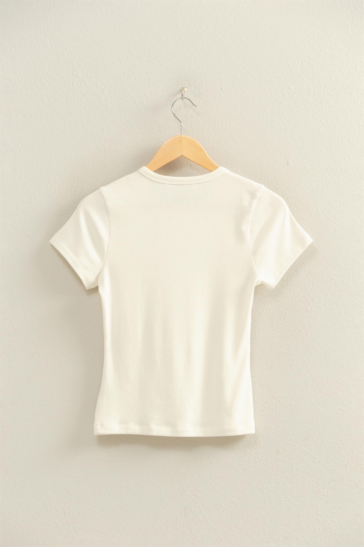 Leighton crew neck short sleeve top