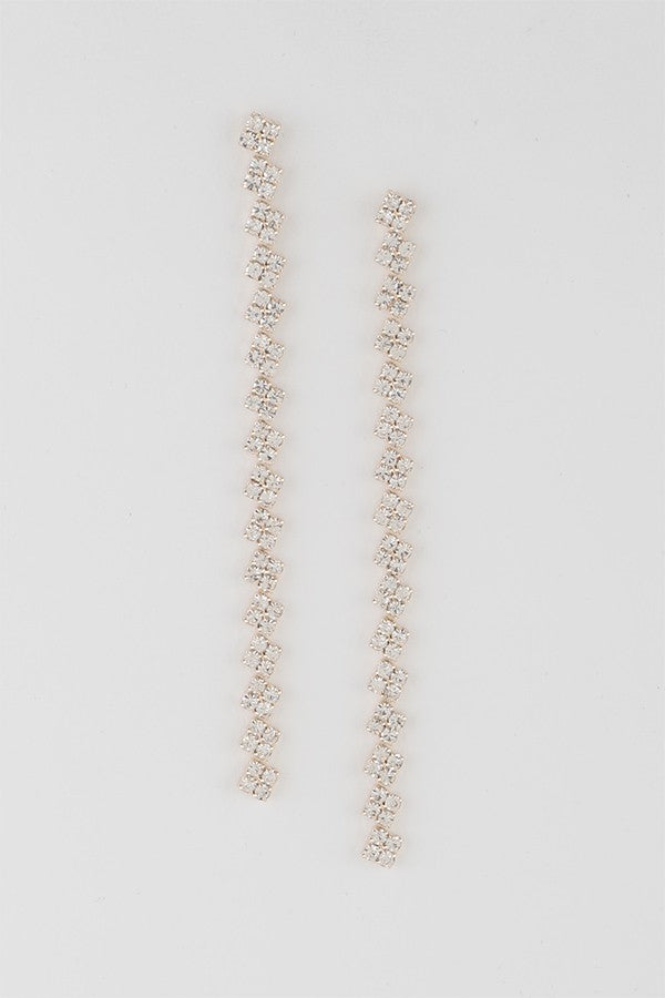 Rhinestone Drop Earrings