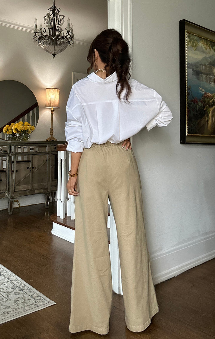 Gretta Khaki Trouser