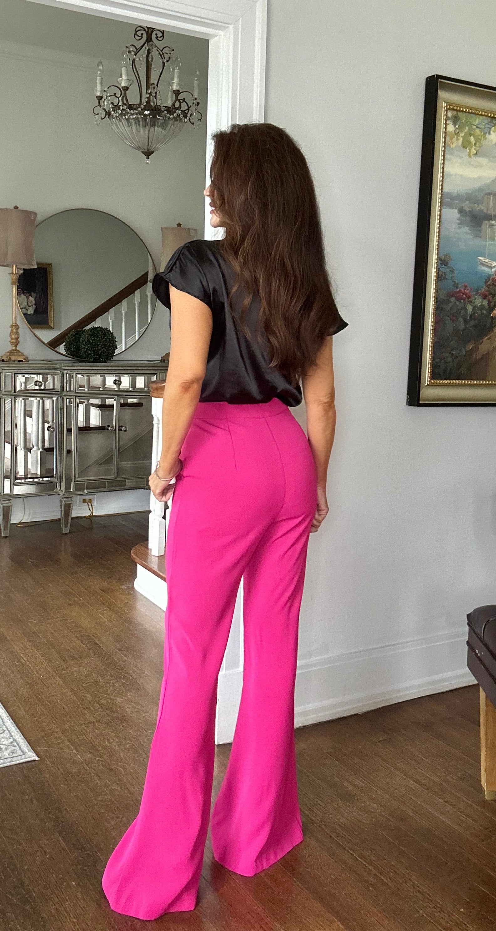 Sloane magenta trouser