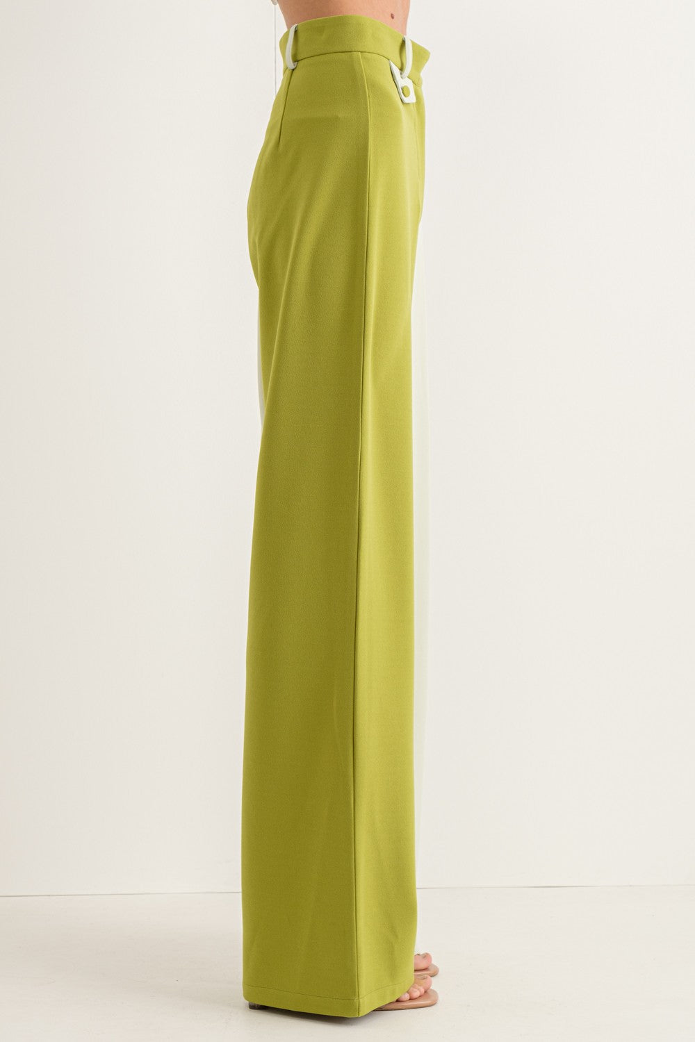 Mandi Sage & Green Split Pants