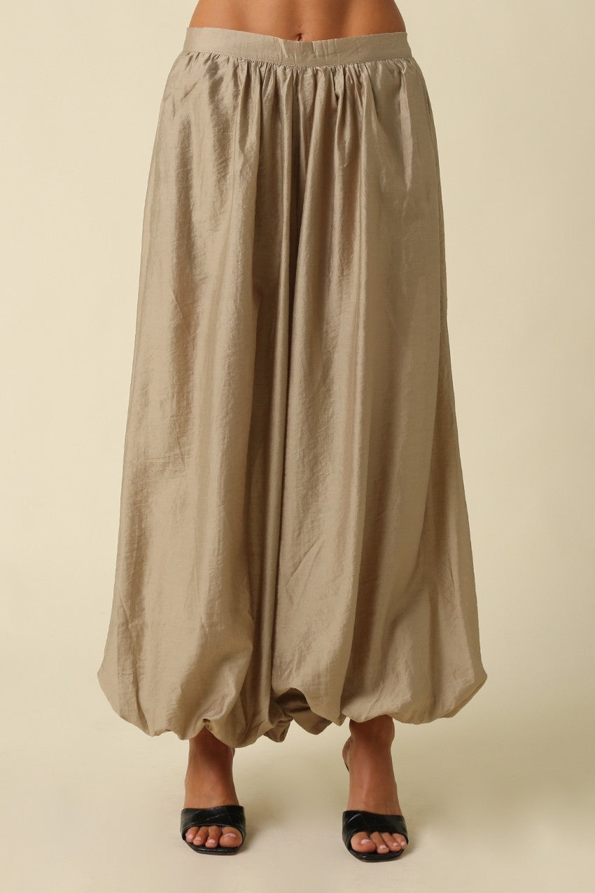 Eliza Khaki Balloon Pants