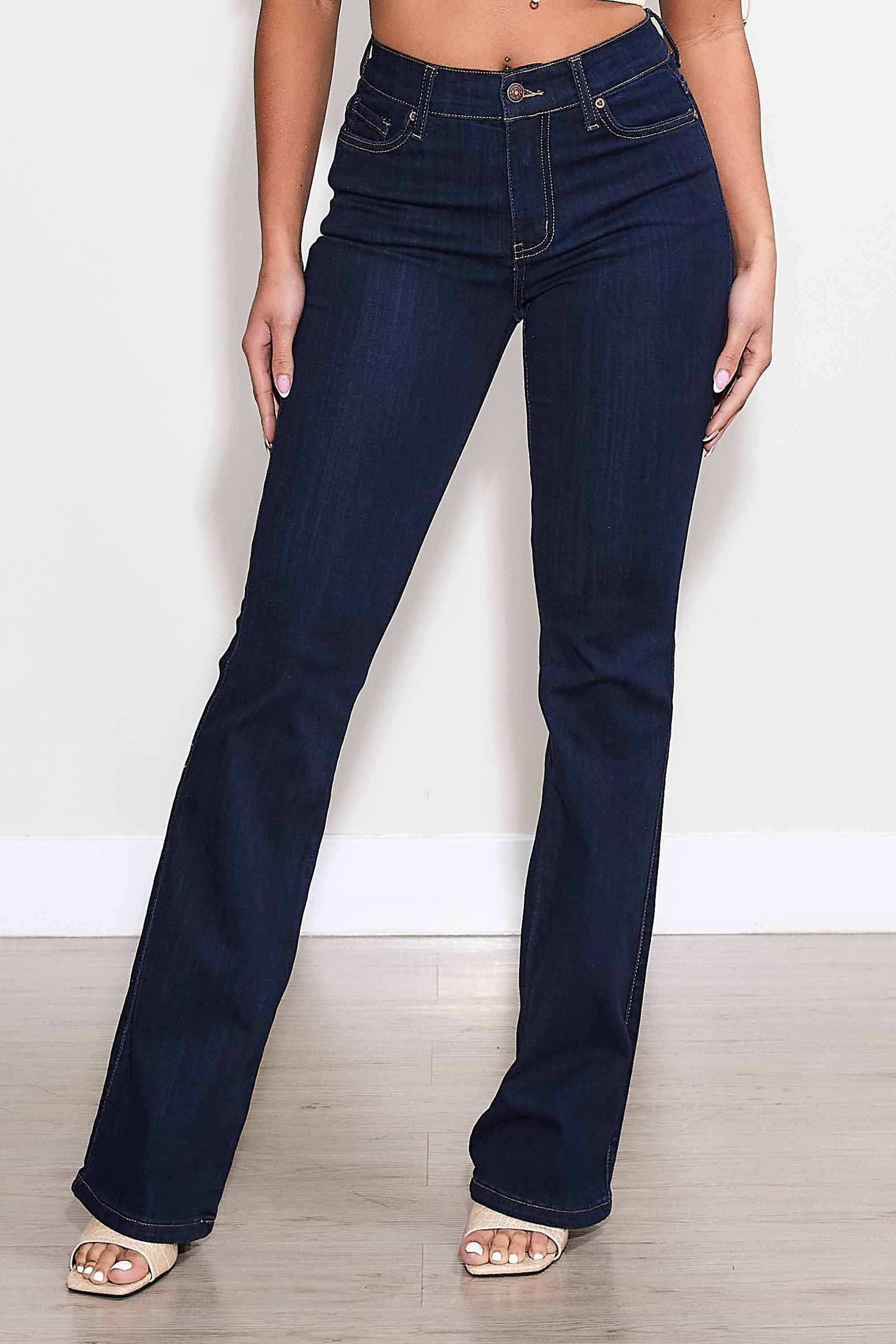 Bianca Dark Wash Slim Bootcut Jeans