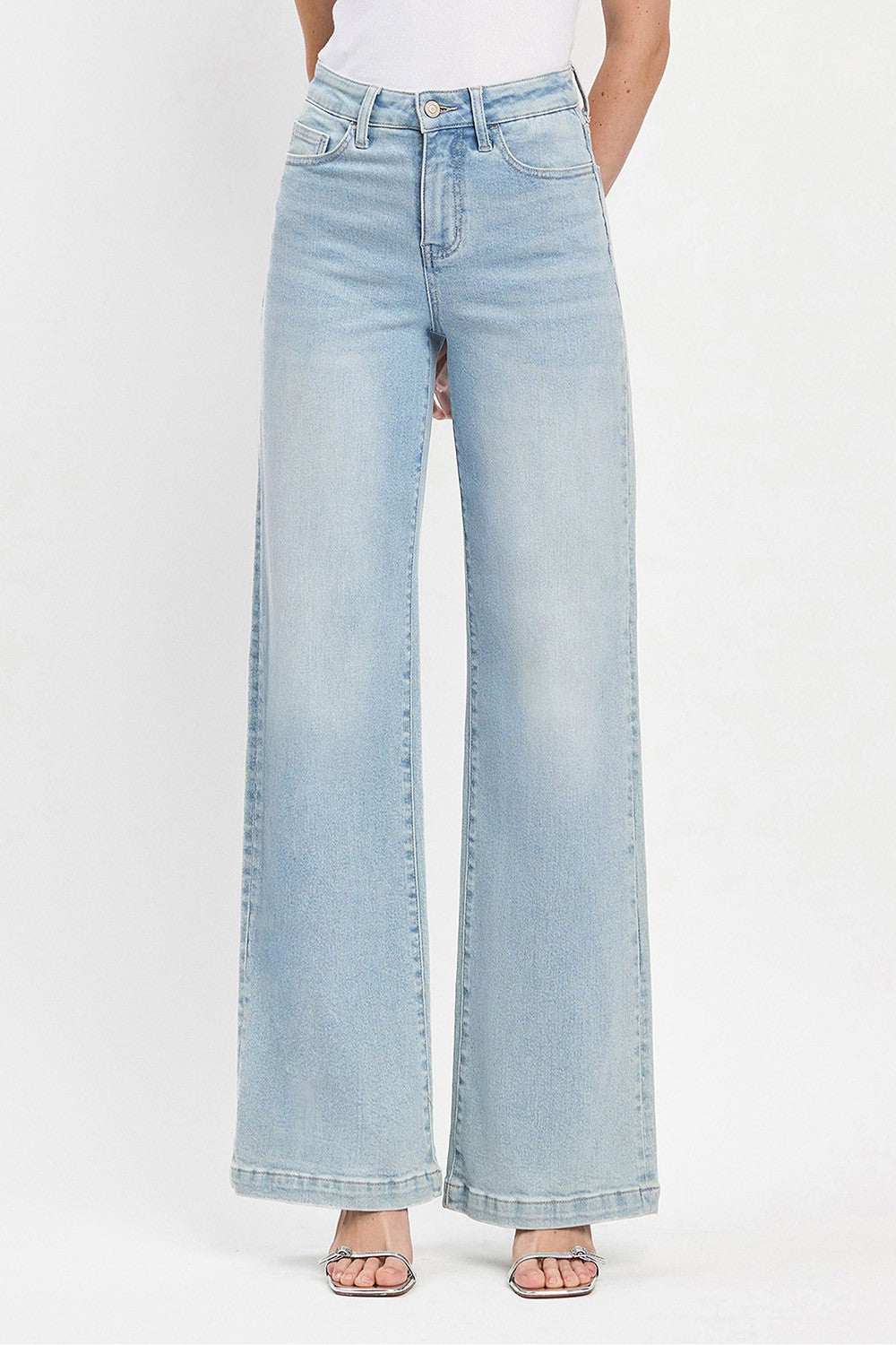 London high rise wide leg jeans