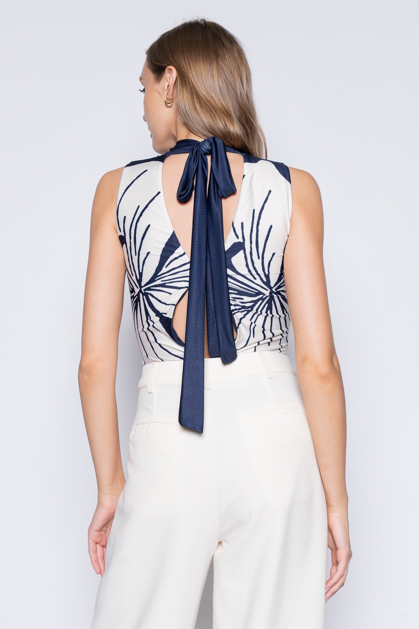 Selene high neck floral bodysuit