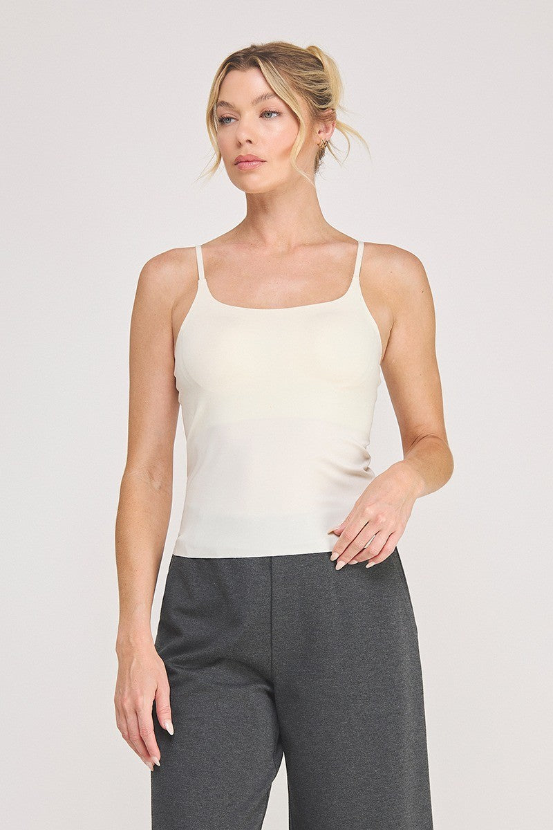 Macy Nude Cami Bralette With Lace Detail