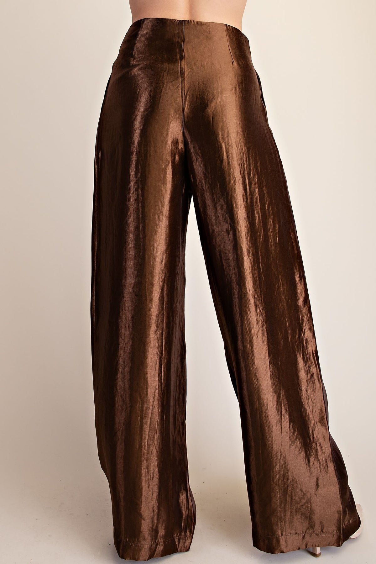 Leanna Brown High Rise Pleated Pants