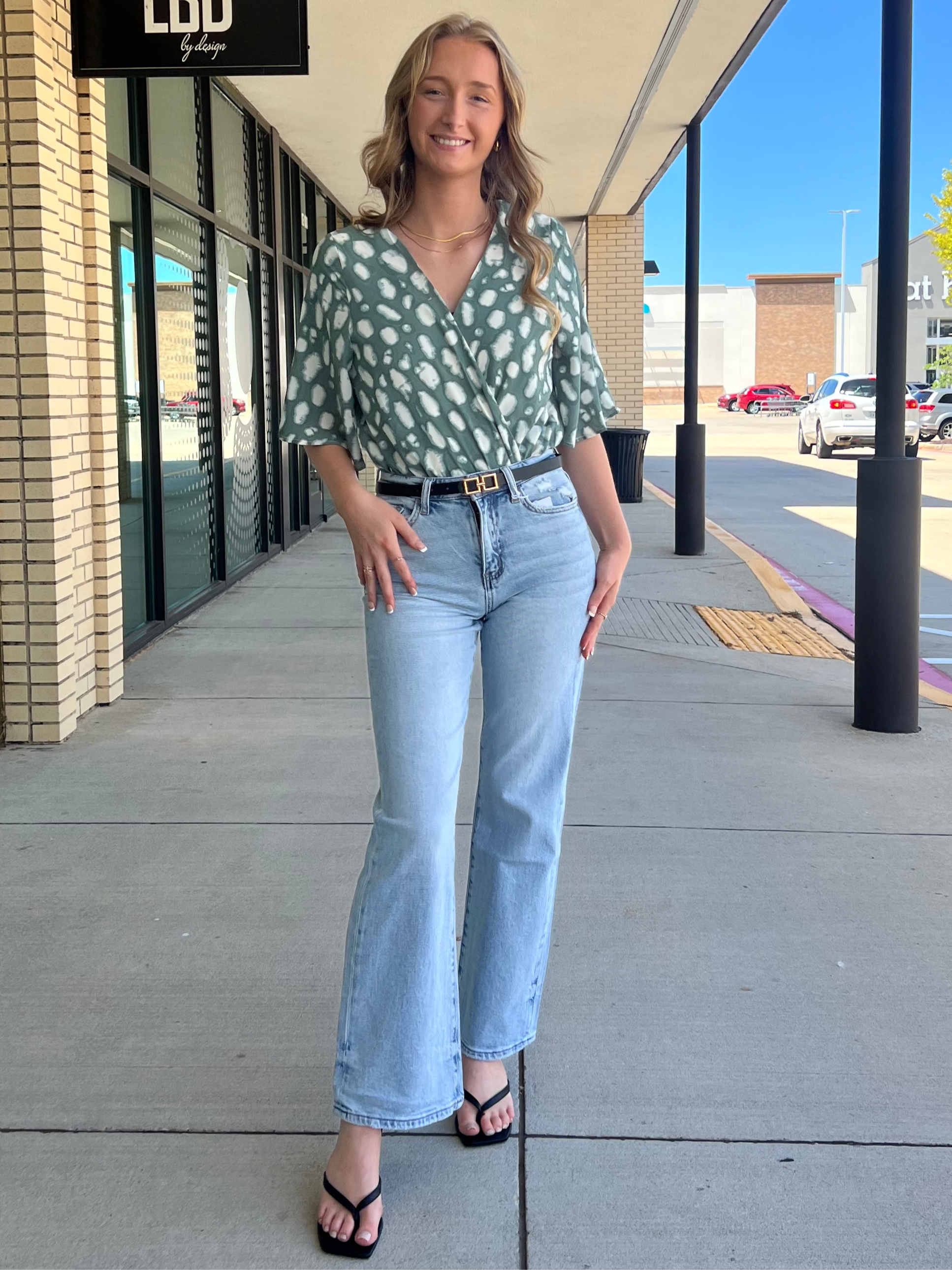 Tracy Light Wash 90"s Vintage Flare