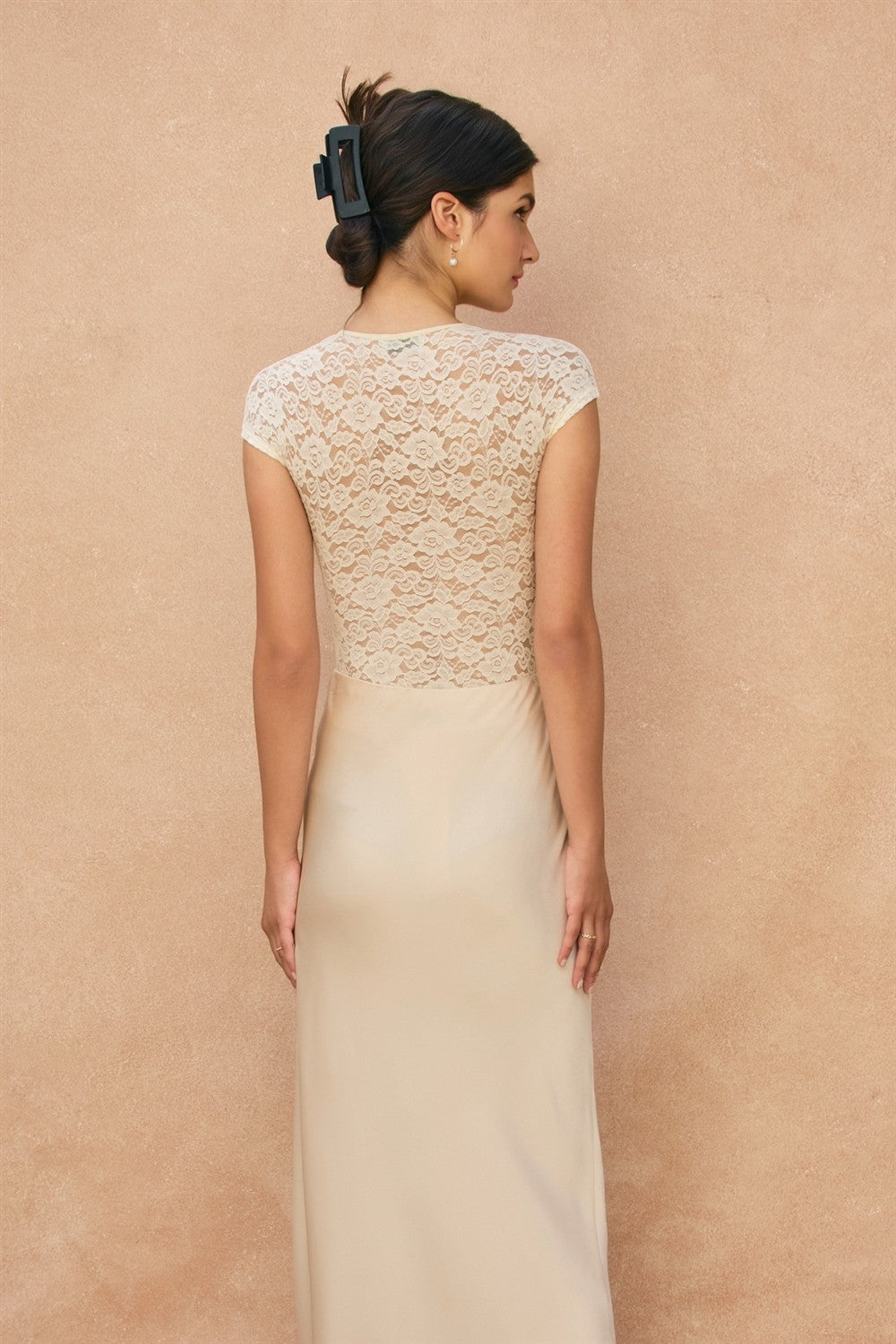 Margot lace cap sleeve bodysuit