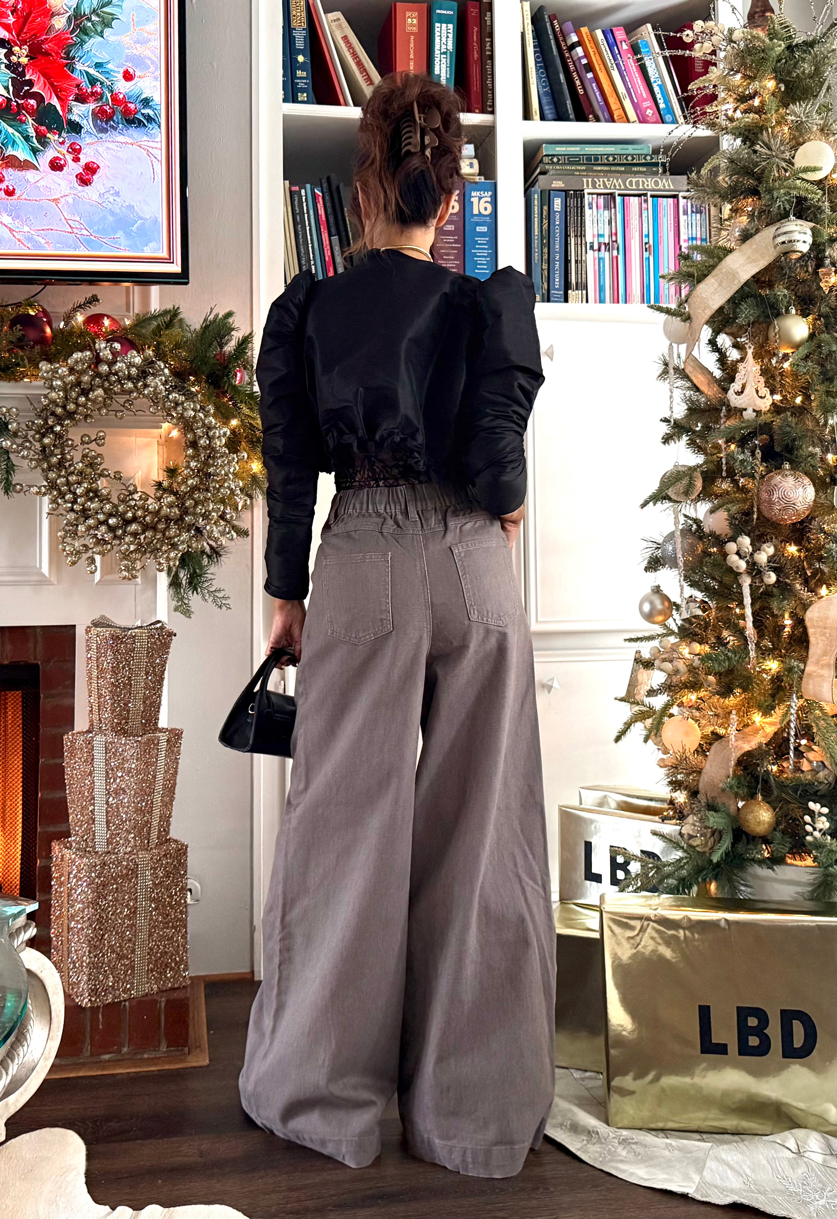 Sinclair Medium Vintage Wash 90"s High Waist Pleat Tuck Jeans