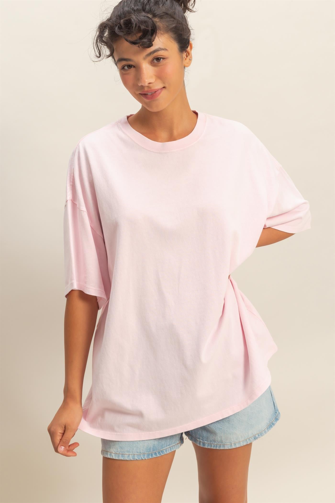 Elsie Oversized Mineral Wash T-Shirt