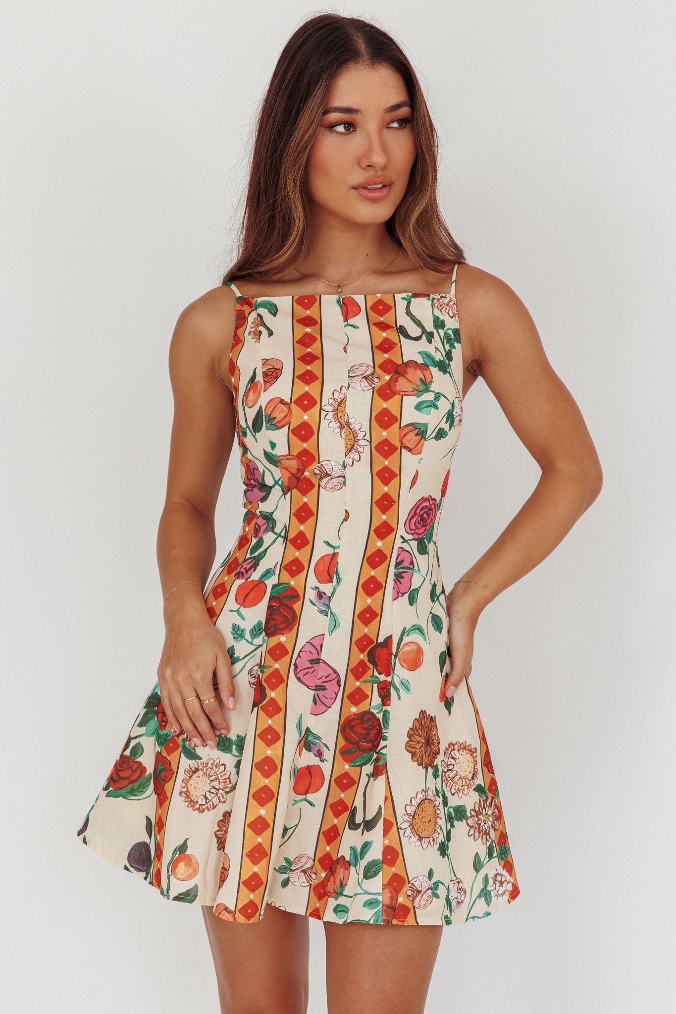 Sienna italian floral mini dress