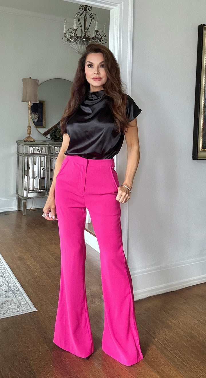 Sloane magenta trouser