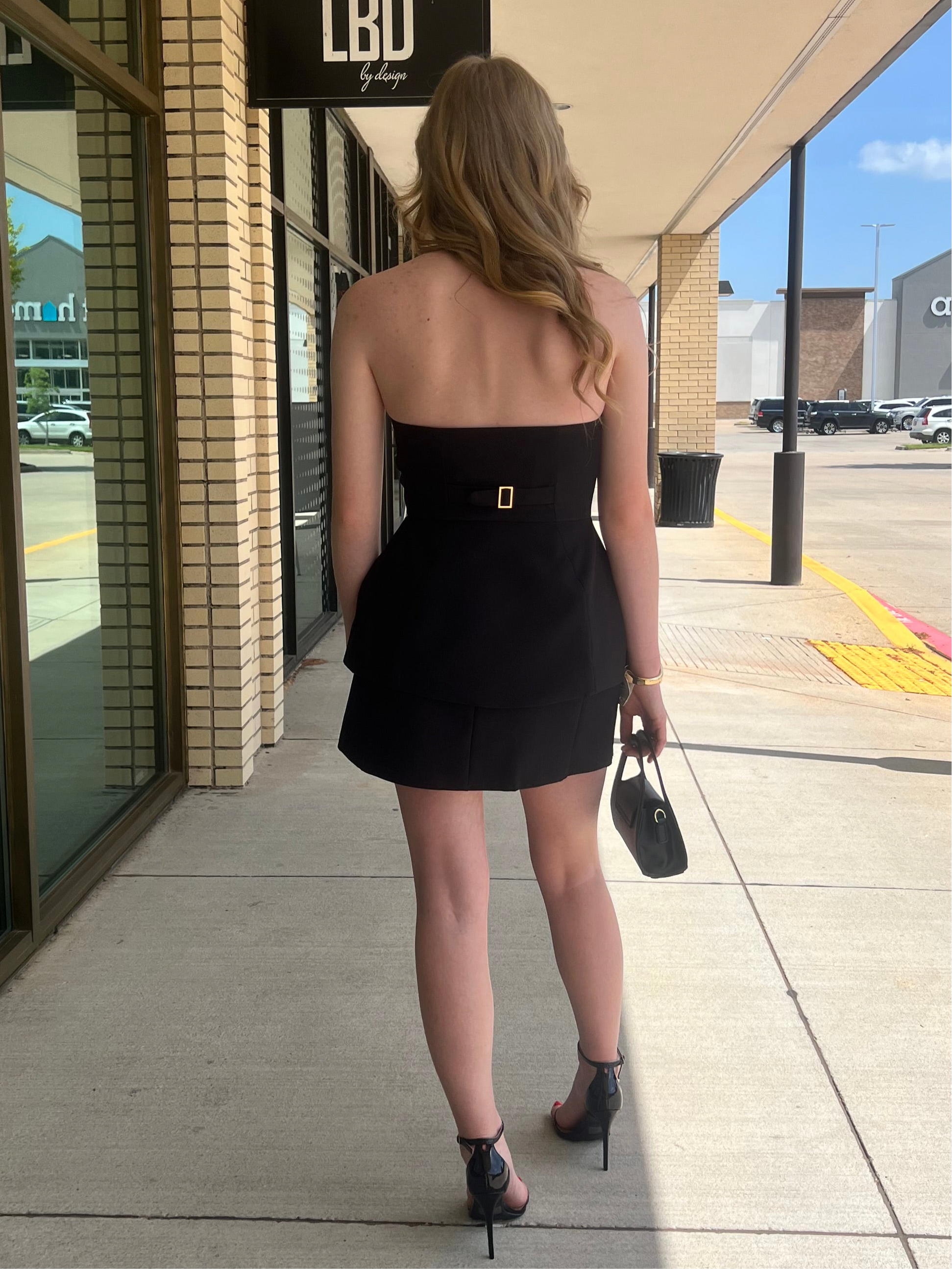 Stasi Black Mini Skirt