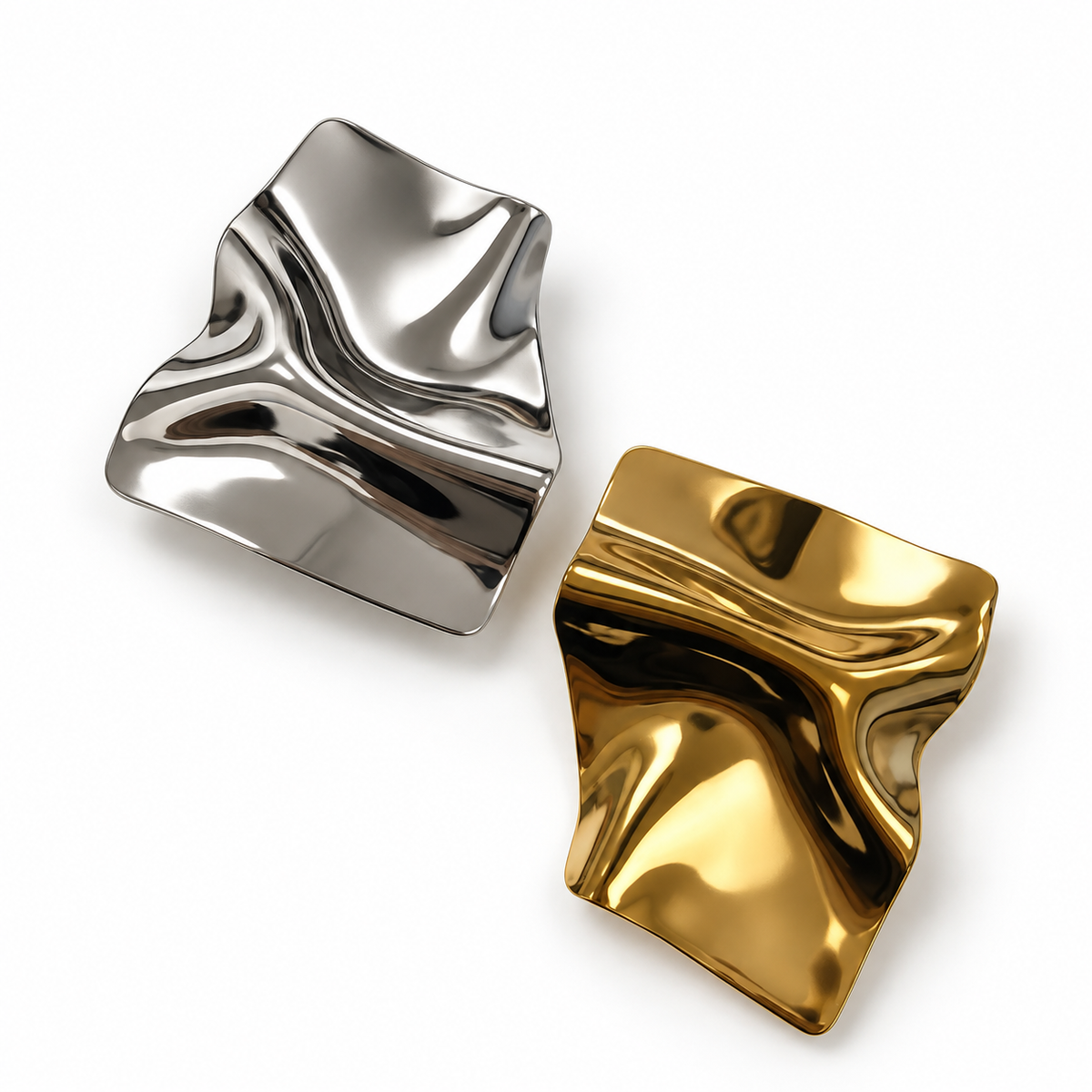 Abstract Metal Brooch