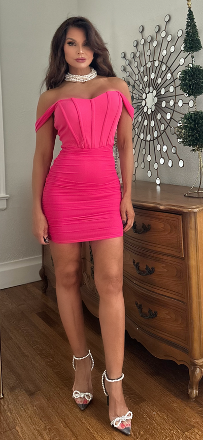 Elena Barbie Pink Corset Dress