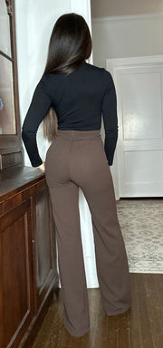 Quinn Hershey Brown Dress Pants