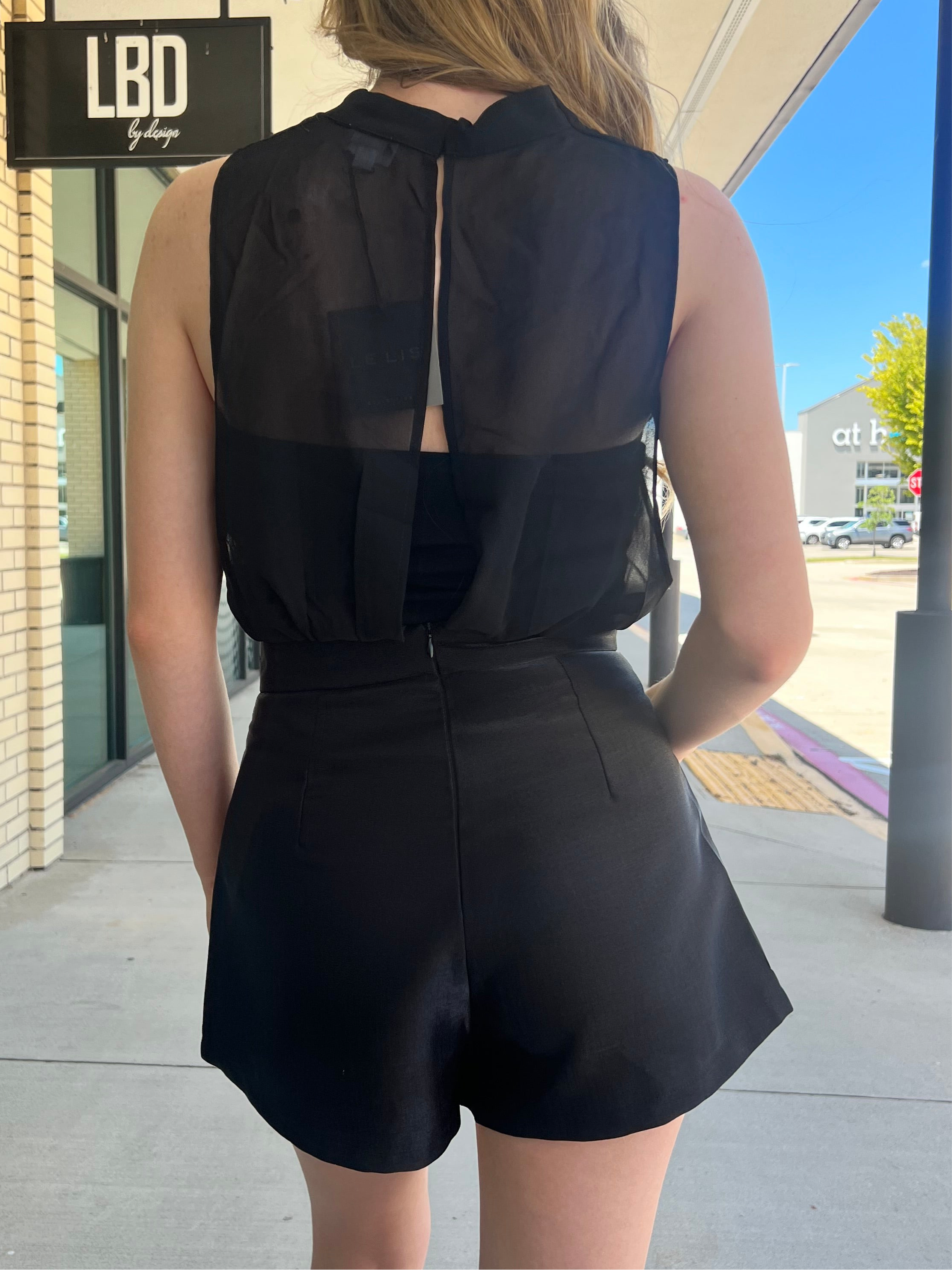 Starr Black Shorts With Bow Star Detail