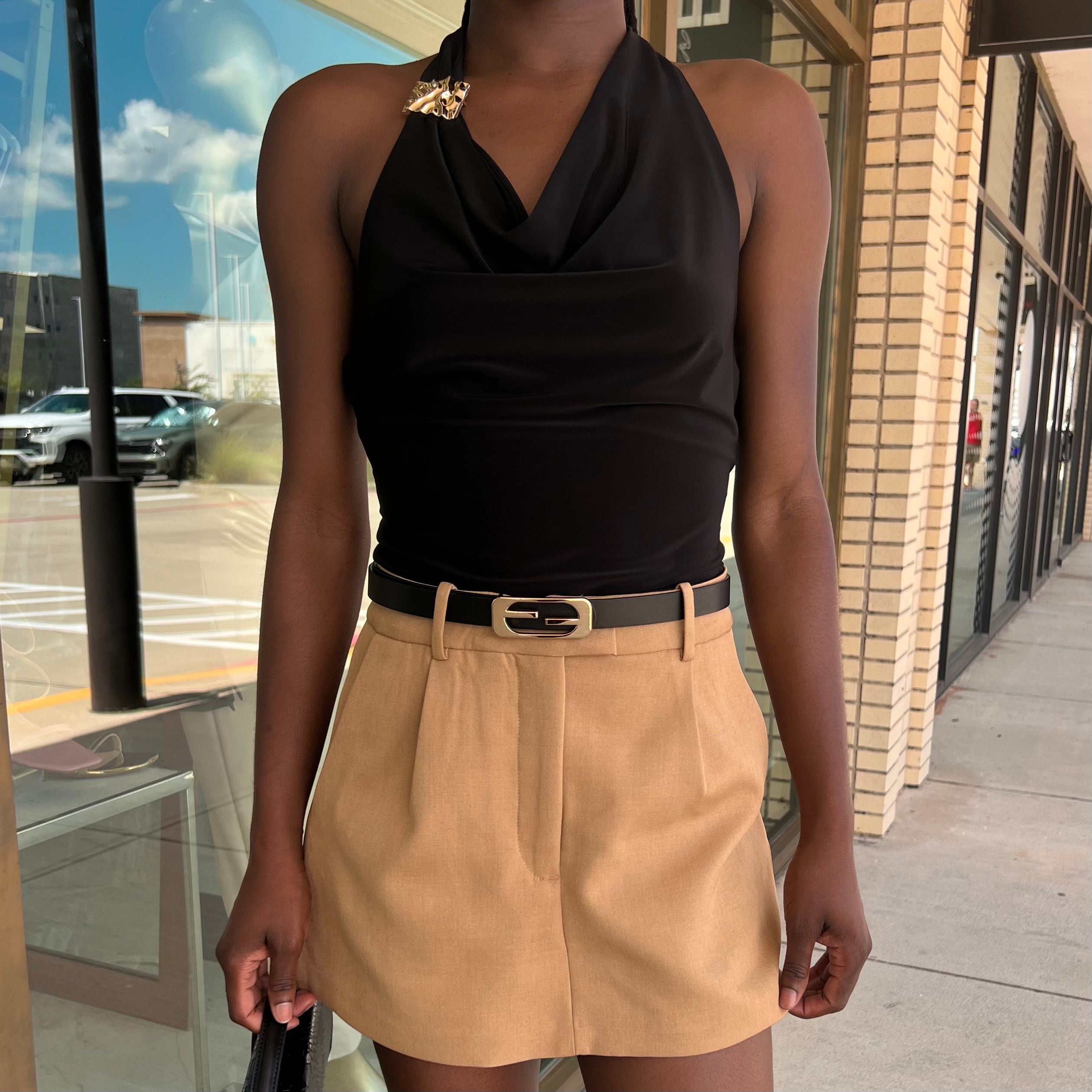 Leah Camel Skort