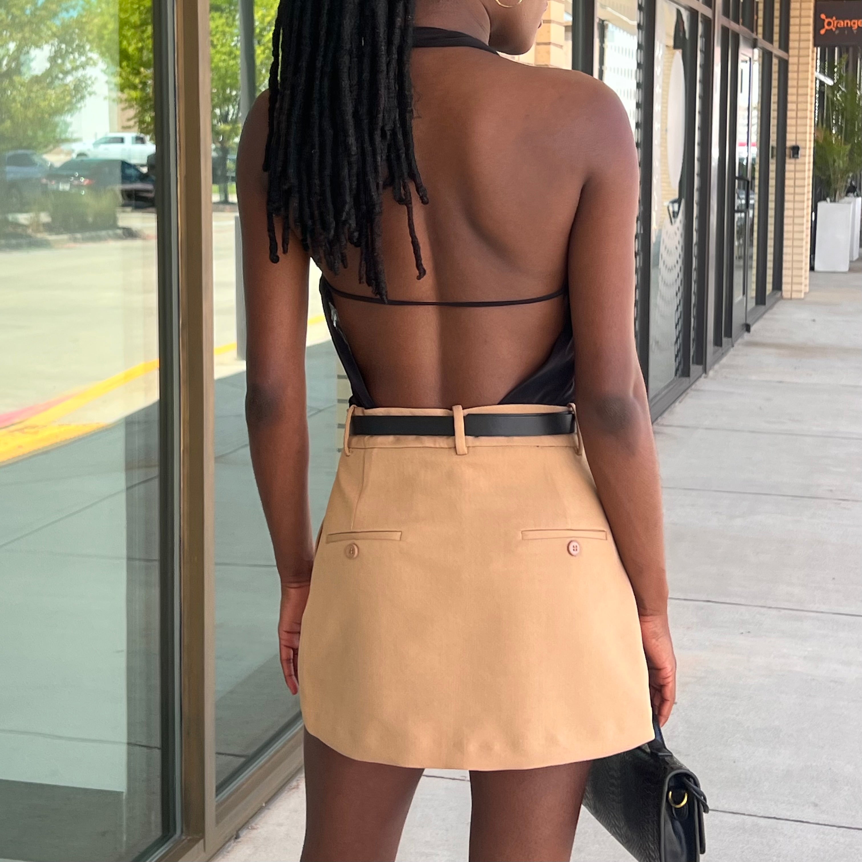 Leah Camel Skort