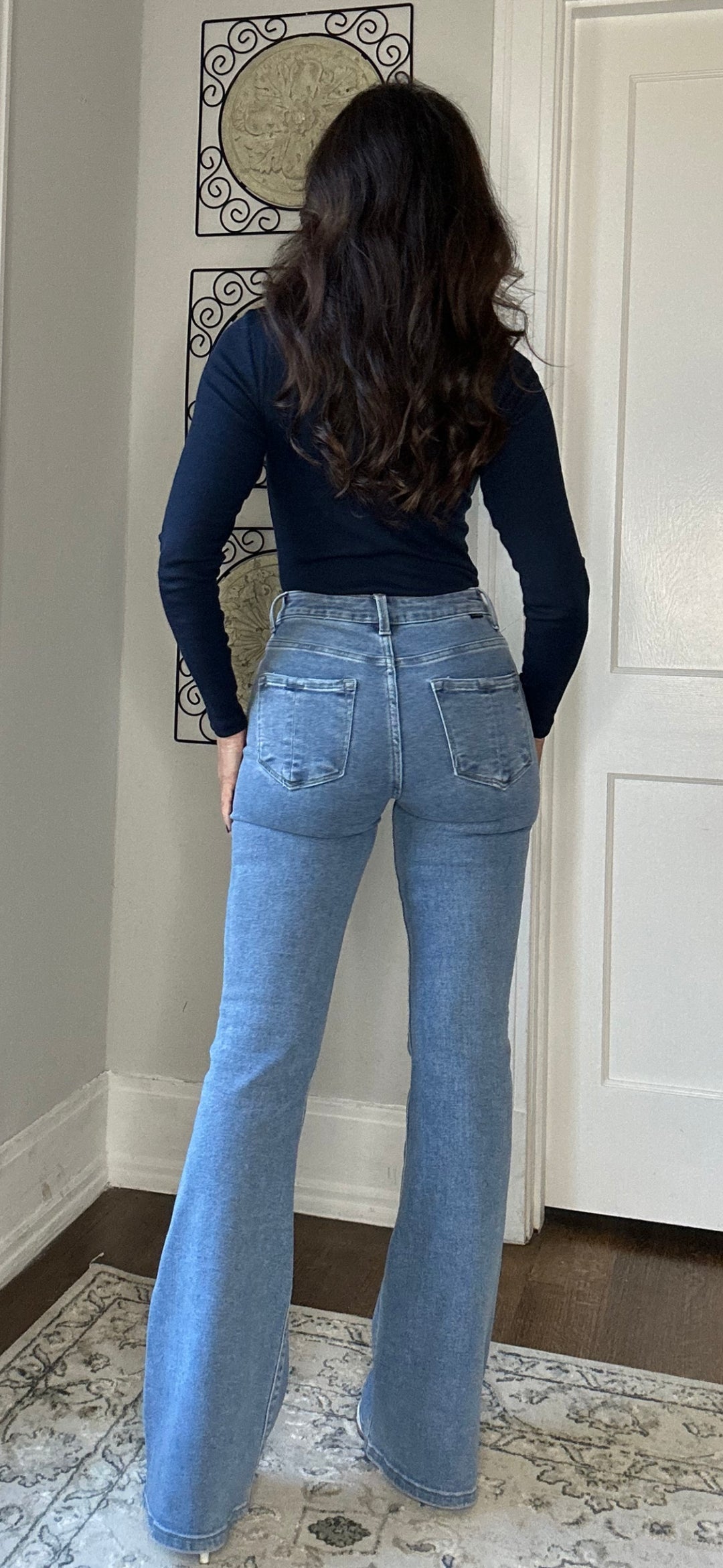 Gillian High Rise Clean Flare Jeans