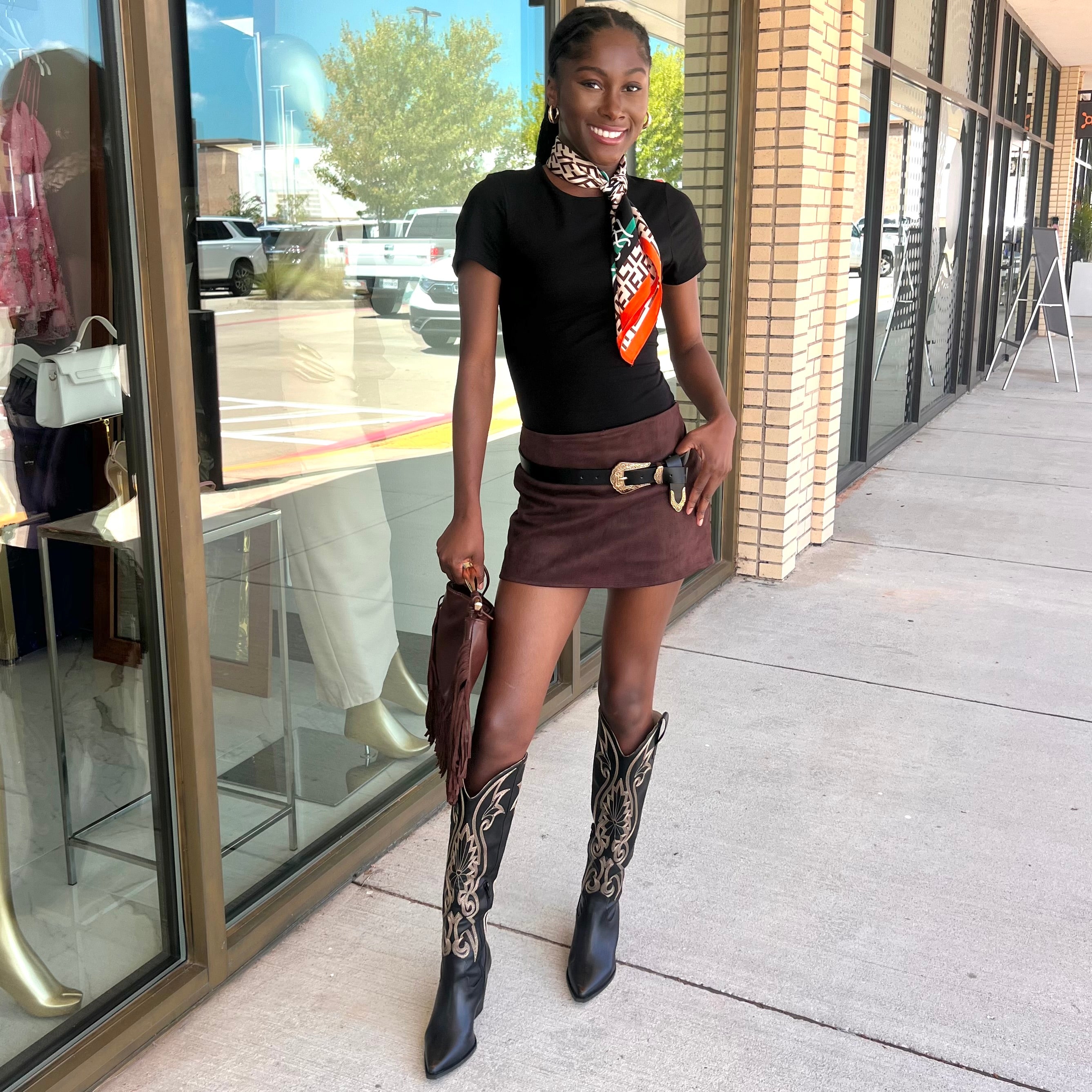 Bobby Black Short Sleeve Bodysuit
