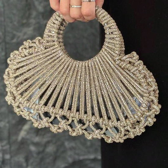 The Mazie Rhinestone Mini Handbag