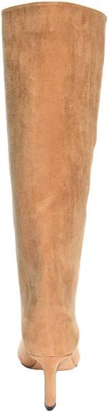Estelle Camel Suede Pointy Toe Slouchy Boot