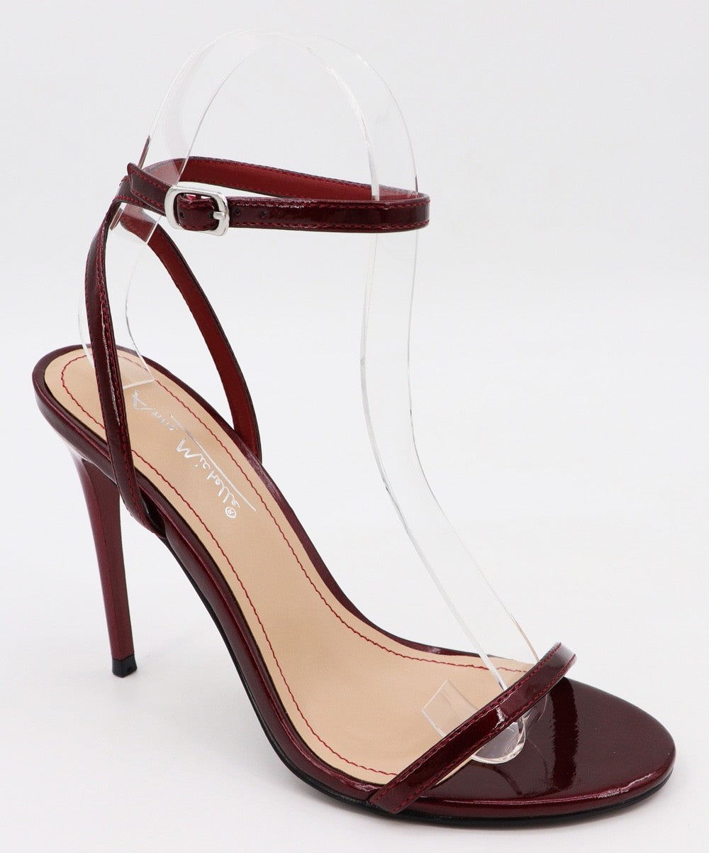 Lyssa Patent Ankle Strap Stiletto Heel SHoe
