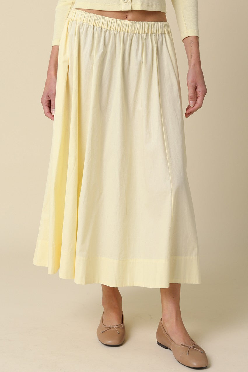 Sara Butter Elastic Band Full Skirt
