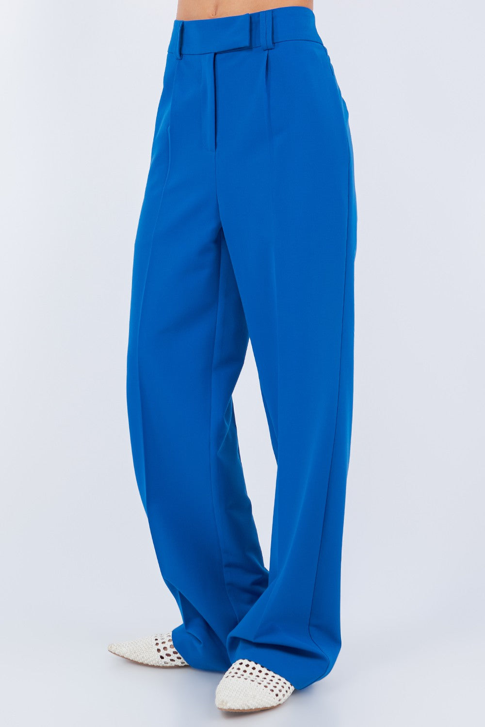 Roe ocean blue stright leg trouser