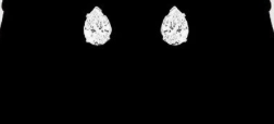 Silver Drop Pendant Stud Earrings