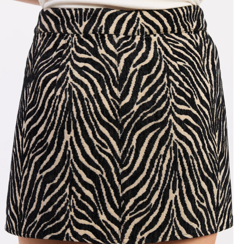 Tilly Animal Print Mini Skirt