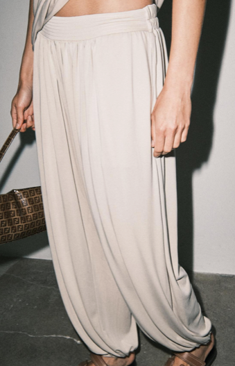 Petra Stone Knit Parachute Pants