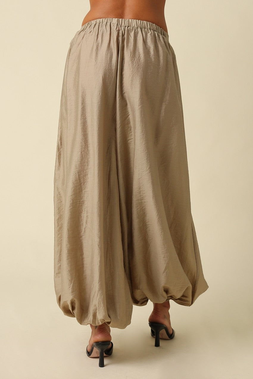Eliza Khaki Balloon Pants